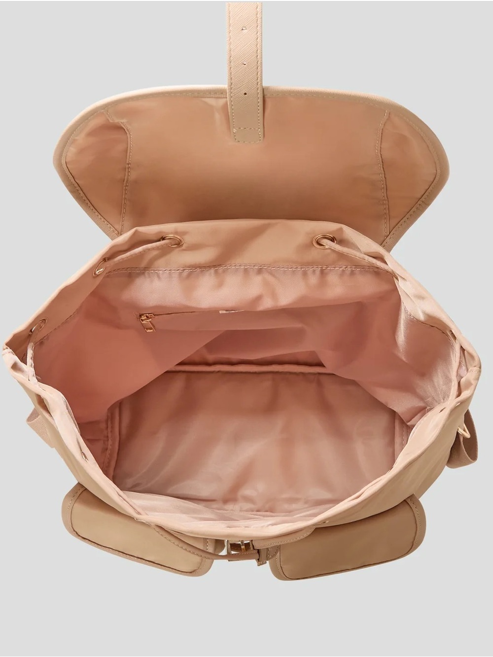 NWT Years of Ours Neutral Taupe Everyday Backpack - Women Bags - Picture 4 of 6